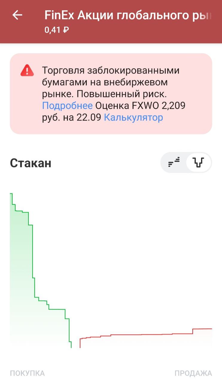 Скриншот из приложения &laquo;Тинькофф Инвестиции&raquo;